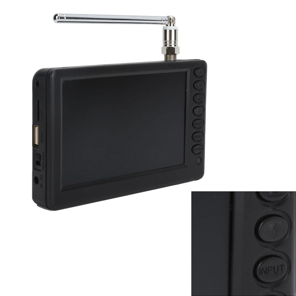 Mini TV Televisions&amp Video Products LEADSTAR 5 Inch Digital Television ATSC TV Portable Digital TV for Car Camping Kitchen