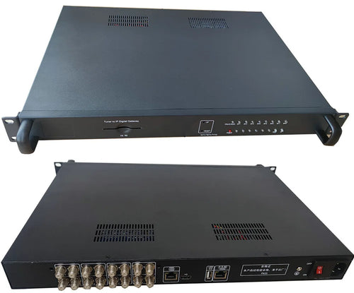 FTA Dvbc Dvbt Dvbs S2 Atsc Ip Gateway High Quality OSCAM IRD Iptv/Ott System Tuner to Ip Professional Receiver